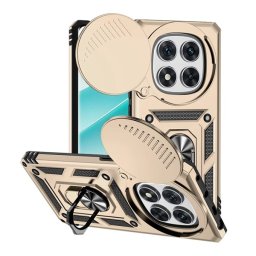 Defender szilikon telefonvédő (ütésállóság, tartógyűrű, kameravédő) ARANY Xiaomi Redmi Note 14 Pro 4G