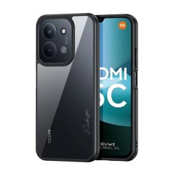 DUX DUCIS AIMO szilikon telefonvédő (ütésállóság, kameravédő, matt, hullám) FEKETE Xiaomi Redmi 15C 4G