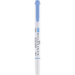 Szövegkiemelő 1,0/3,5 mm, kétvégű Zebra Mildliner Cool & Refined kék