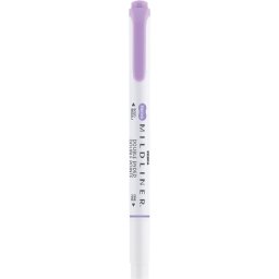 Szövegkiemelő 1,0/3,5 mm, kétvégű Zebra Mildliner Cool & Refined lila