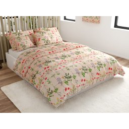 HERBAR BLEND bézs pamut ágyneműhuzat Ágyneműhuzat mérete: 70 x 90 cm | 140 x 220 cm