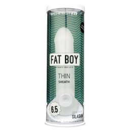 Perfect Fit - Fat Boy Thin - péniszköpeny (17 cm, fehér)