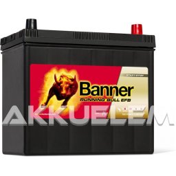 Banner Running Bull 55515 EFB 12V 460A 55Ah autó akkumulátor ASIA JOBB+
