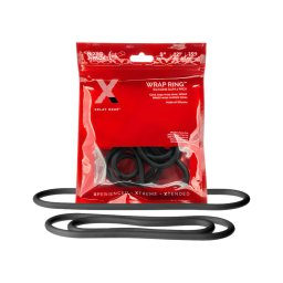 Perfect Fit Slim Wrap - vékony péniszgyűrű szett (fekete, 3 db)