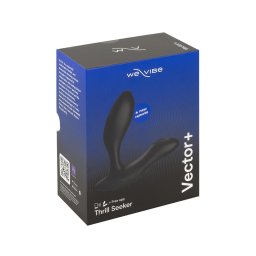 We-Vibe Vector+ - akkus, okos anál vibrátor (fekete)