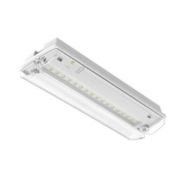 Vészvilágító lámpa EMERGENCY BULKHEAD RECTANGULAR 1.30W IP65 3 óra