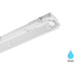 Por és páramentes lámpa 2xLED fénycsőhöz 120cm betáp 1oldlaról