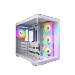 FSP M580-WA/Midi Tower/Transpar./Fehér