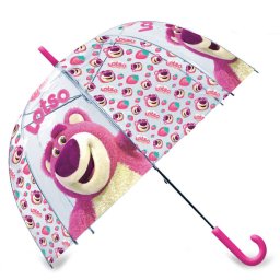 Disney Játékháború Lotso Strawberry gyerek átlátszó esernyő ?70 cm