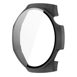 Huawei Watch GT5 Pro (46 mm), Műanyag védőkeret, kijelzővédő felülettel, közepesen ütésálló, szíj nélkül, fekete