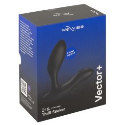 We-Vibe Vector+ - App-vezérelt análvibrátor (fekete)