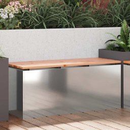 vidaXL Kerti pad Ezüst 100 x 40 x 43 cm Horganyzott acél