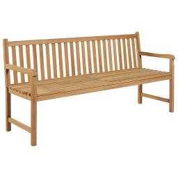 vidaXL tömör tíkfa kerti pad 175 cm