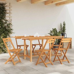 vidaXL kihúzható tömör tíkfa kerti asztal 110-160 x 80 x 75 cm