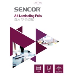 SLA FA4M250 Fólia A4 250mic 25db SENCOR