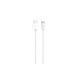 WG - C-típusú adatkábel USB-A-ra / 2m / 3A / nejlon fonott / fehér