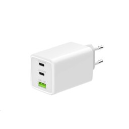 WG - GaN 100W hálózati töltő, 3x USB, 1x USB-A 2x USB-C, fehér