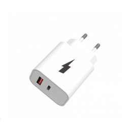 WG - Hálózati töltő 2x USB, 1x USB-C PD 20W 1x USB-A QC 3.0 18W, fehér színben