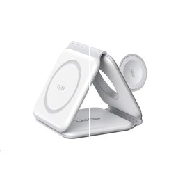 WG - WGMaxFlex 3in1 vezeték nélküli töltő / Összecsukható / 15W 5W 2.5W / WG 42 / fehér