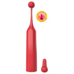ROMP Pop - akkus, vízálló mini csiklóizgató vibrátor (piros)