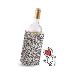 Vacu Vin Borhűtő mandzsetta Keith Haring mintával