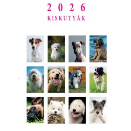 2026 - Kiskutya naptár