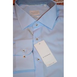 Eterna Meisterhaft 1863 slim fit kék ing, 43