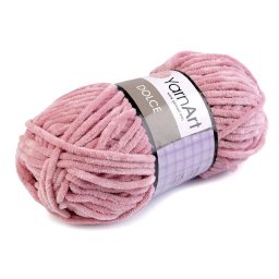 YarnArt Dolce zsenília kötő- és horgoló fonal, 100g, 769, fáradtrózsaszín