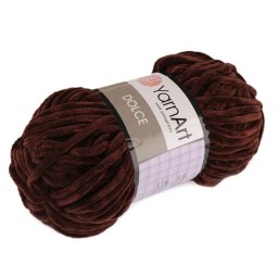 YarnArt Dolce zsenília kötő- és horgoló fonal, 100g, 775, sötétbarna