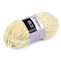 YarnArt Dolce zsenília kötő- és horgoló fonal, 100g, 783, krém