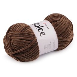 YarnArt Dolce zsenília kötő- és horgoló fonal, 100g, 791, dióbarna