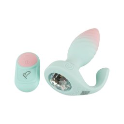 Beau Coeur Juvela - vibrációs anál plug (türkiz)