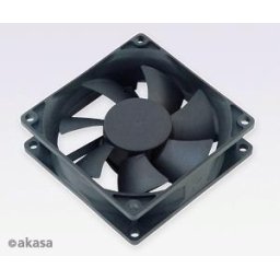 Kiegészítő ventilátor Akasa 80x80x25 fekete OEM L