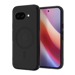SPIGEN ULTRA HYBRID MAG műanyag telefonvédő (ütésállóság, légpárnás keret, MagSafe) FEKETE Google Pixel 9a