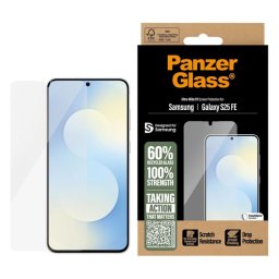 PANZERGLASS ULTRA-WIDE FIT képernyővédő üveg (3D, extra karcálló, antibakteriális) ÁTLÁTSZÓ Samsung Galaxy S25 FE (SM-S731)