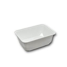 Elviteles doboz alj szögletes 1000 ml PP 50 db/csomag fehér