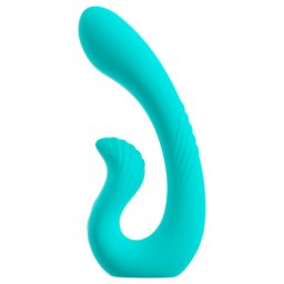Beau Coeur Naira - G-pont és csiklóizgató vibrátor (zöld)