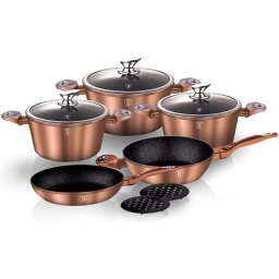 Berlinger Haus Edénykészlet 10 részes márvány bevonattal Rose Gold Collection BH 1220NN
