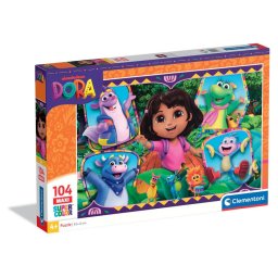 Dóra, a felfedező Journey 104 db-os maxi puzzle Clementoni