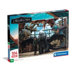 Így neveld a sárkányodat Arena 104 db-os Super puzzle Clementoni