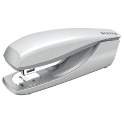 LEITZ Tűzőgép, 24/6, 26/6, 30 lap, LEITZ "Nexxt Style", kristályfehér