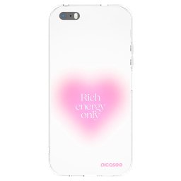 Átlátszó szilikon tok az alábbi mobiltelefonokra Apple iPhone 5/5S/SE - Rich Energy