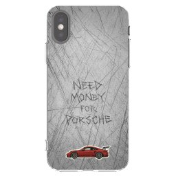 Átlátszó szilikon tok az alábbi mobiltelefonokra Apple iPhone X/XS - Garage Scratch