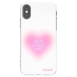 Átlátszó szilikon tok az alábbi mobiltelefonokra Apple iPhone X/XS - Rich Energy