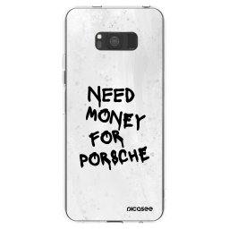 Átlátszó szilikon tok az alábbi mobiltelefonokra Samsung Galaxy S8 G950F - White Dollar