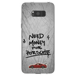 Átlátszó szilikon tok az alábbi mobiltelefonokra Samsung Galaxy S8 G950F - Grey Drift