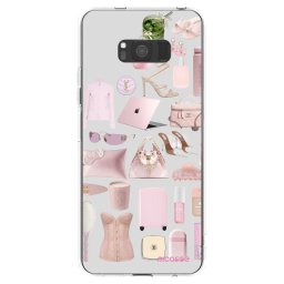 Átlátszó szilikon tok az alábbi mobiltelefonokra Samsung Galaxy S8 G950F - Glam Babe