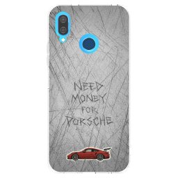 Átlátszó szilikon tok az alábbi mobiltelefonokra Huawei P20 Lite - Garage Scratch