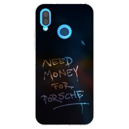 Átlátszó szilikon tok az alábbi mobiltelefonokra Huawei P20 Lite - Neon Nights