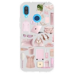 Átlátszó szilikon tok az alábbi mobiltelefonokra Huawei P20 Lite - Glam Babe